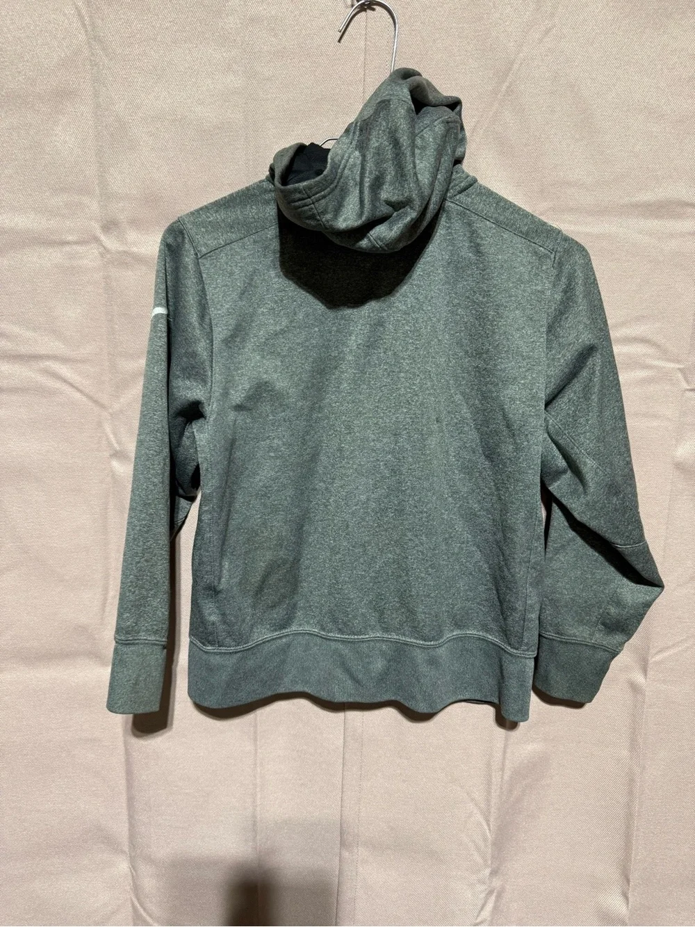 Nike Dri-Fit Kids Gray Full-Zip Hoodie Sweatshirt M Boys Girls